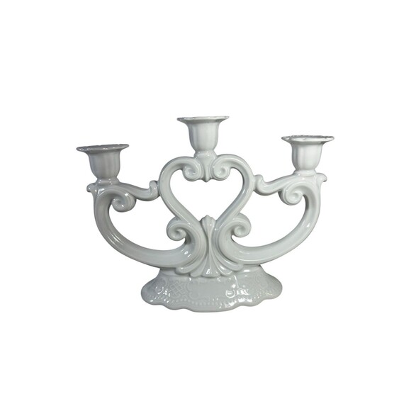 Vintage Seltmann Weiden Bavaria W. Germany Porcelain Candelabra - 7 1/4” Tall - Picture 11 of 11